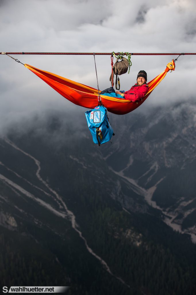 Just Relaxing in Hammocks Hanging Hundreds of Metres Above the Ground