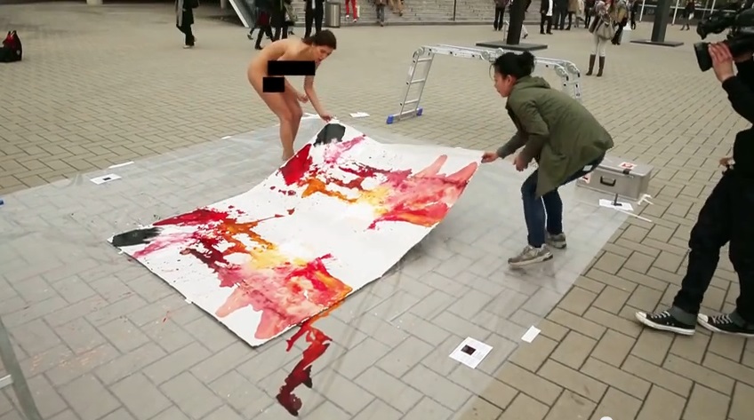 Milo moire egg painting