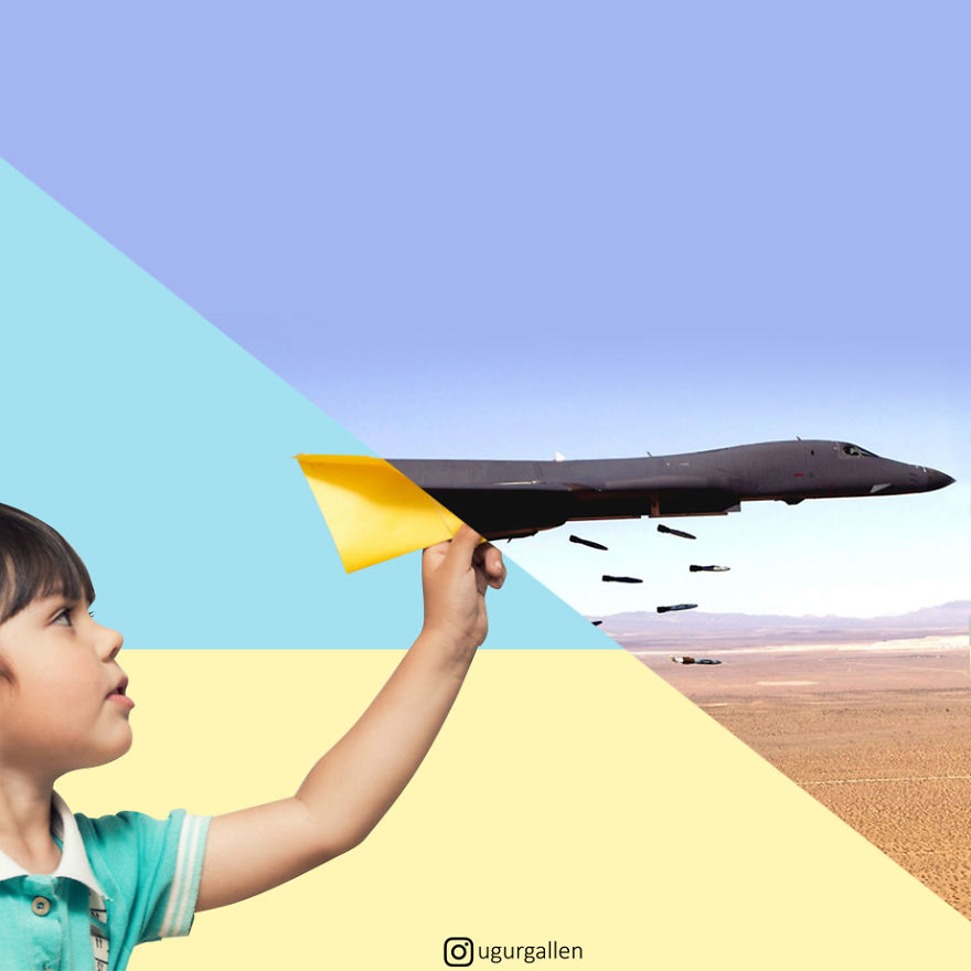 Turkish Artist Captures The Heartbreaking Contrast Between The Two ...